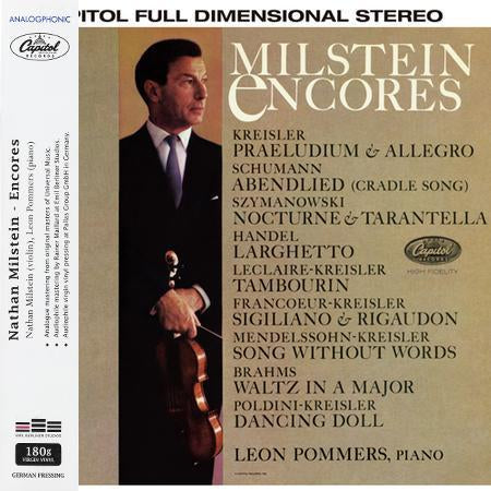 Nathan Milstein - Encores/ Pommers - Analogphonic LP {Vinyl}