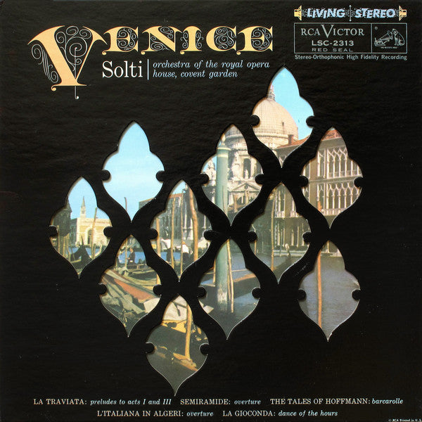 Georg Solti - Venice (Royal Opera House Orchestra) - Analogue Productions LP {Vinyl}