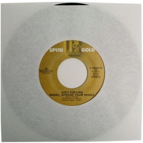 7 Inch 45 RPM Paper Record Sleeve 100 Count White