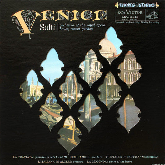 Georg Solti - Venice  (Royal Opera House Orchestra) - Analogue Productions LP {Vinyl}
