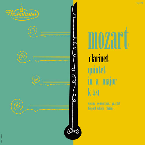 Leopold Wlach Mozart Clarinet Quintet in A Major - Analogphonic LP {Vinyl}